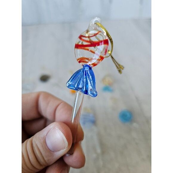 Mini lollipop sucker candy ornament vintage Xmas tree set lot - Picture 9 of 10